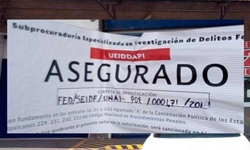 Aseguran tiendas por vender mercancía ilícita en Tepeaca