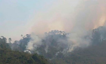 Siniestro en Sierra Negra consume 150 hectáreas