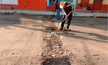 Colector pluvial, con 15% de avance en Tehuacán