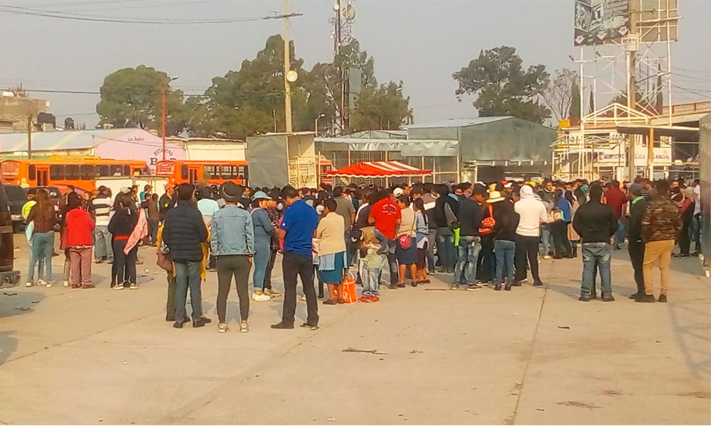 Cancelan la marcha de tianguistas en Texmelucan