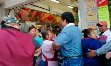 Se pelean ambulantes y alineadores del centro de Tehuacán