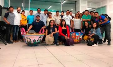 Dibujan en cazuelas la historia de Santiago Miahuatlán