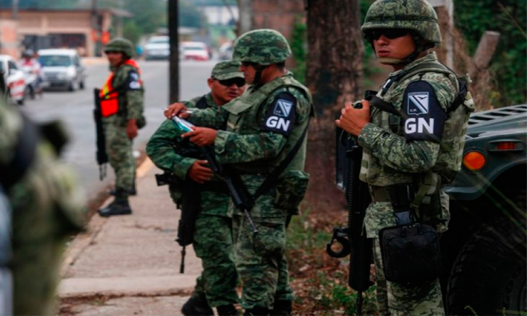 Tras balacera, llega la Guardia Nacional a Guadalupe Santa Ana