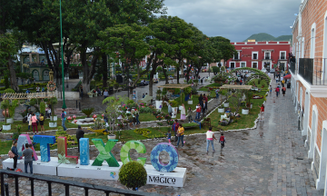 En Atlixco inauguran Tapete incluyente para personas con discapacidad