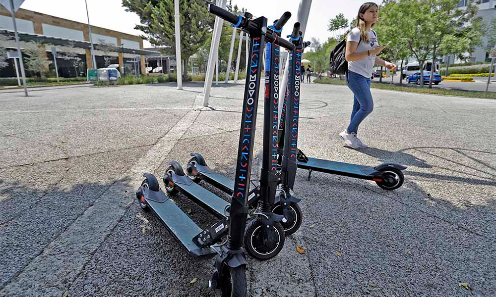 Analizan permanencia de los scooters en San Andrés Cholula