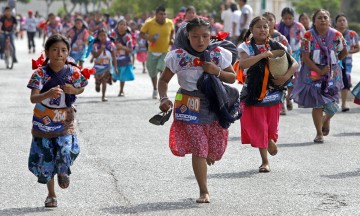 Carrera de la Tortilla en Coapan; en defensa del maíz