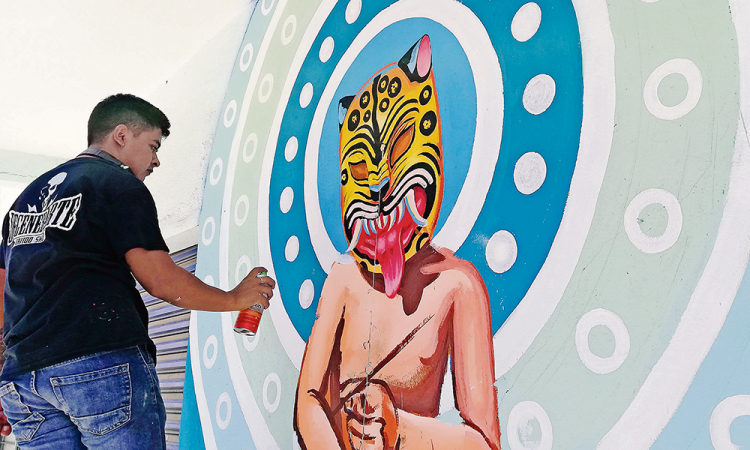 Manifestaciones del arte y la cultura a través de murales en Acatlán