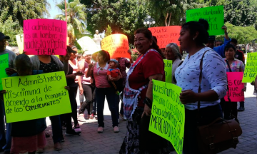Protestan para exigir destitución del líder de La Purísima