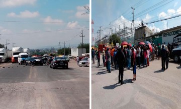 Bloquean carretera Tehuacán-Orizaba para exigir mejor transporte