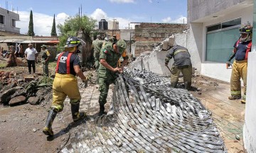 Lluvias azotan varios municipios poblanos