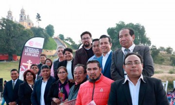Presentan cartel Memorial de la Matanza en Cholula
