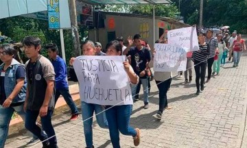 Piden justicia por joven asesinado en Huehuetla