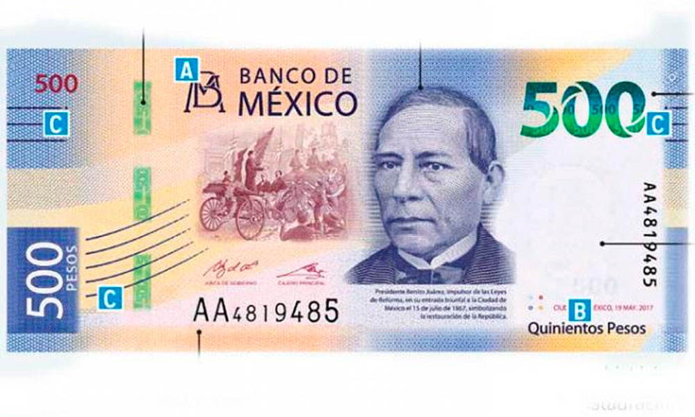 Alertan por circulación de billetes falsos de 500 pesos en Huauchinango