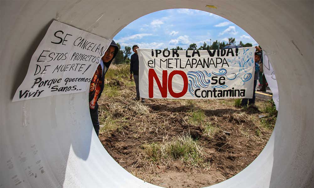 Clausuran obras del drenaje del Corredor Industrial en Juan C Bonilla