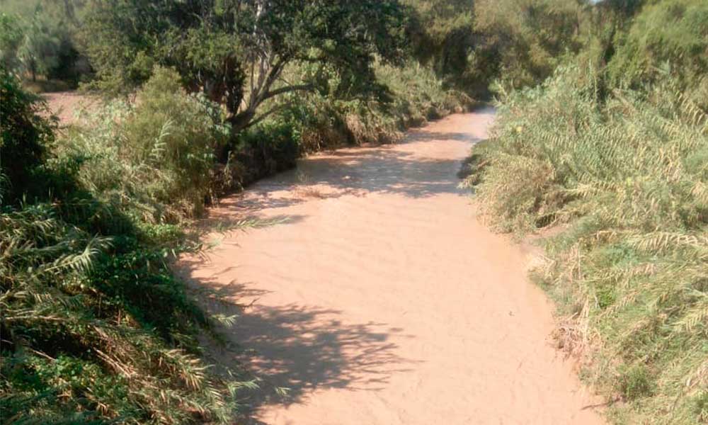Crece el Río Tizaac tras fuertes lluvias en San Pablo Anicano