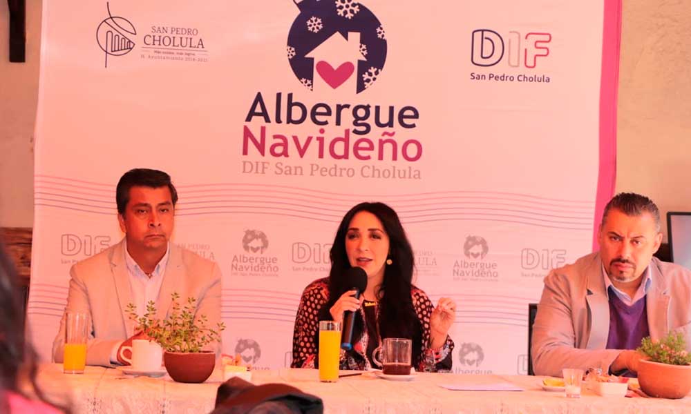 Anuncian apertura de Albergue Navideño en San Pedro Cholula