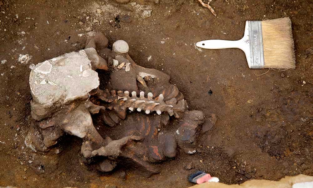 Robo y saqueo tras hallazgo de restos prehispánicos en Cholula