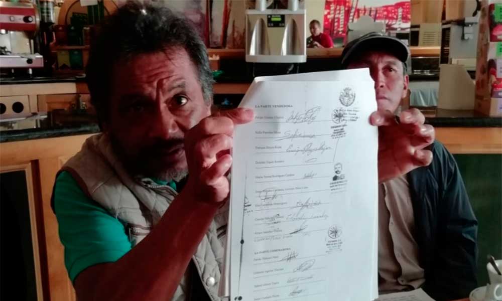 Disputan terrenos en Tehuixpango compradores y ejidatarios