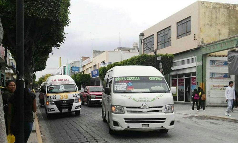 Transporte en Tehuacán, sin tener mejoras en seguridad
