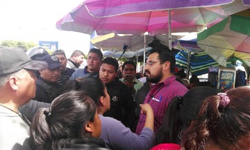 Conflicto entre ambulantes ocasiona gresca en Tehuacán