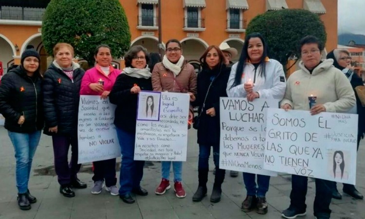 Xicotepec marcha contra los feminicidios