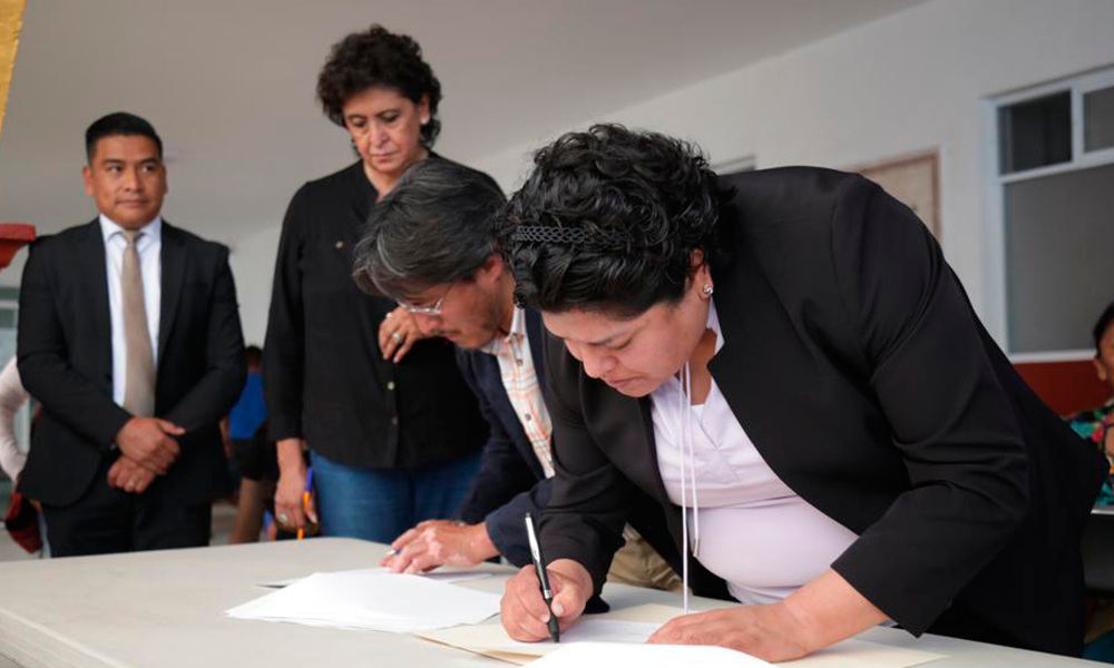 Firman Protocolo de Consulta Indígena en San Andrés Cholula