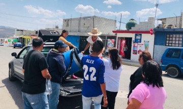 Ayuda Antorcha a familias con medidas sanitarias de prevención