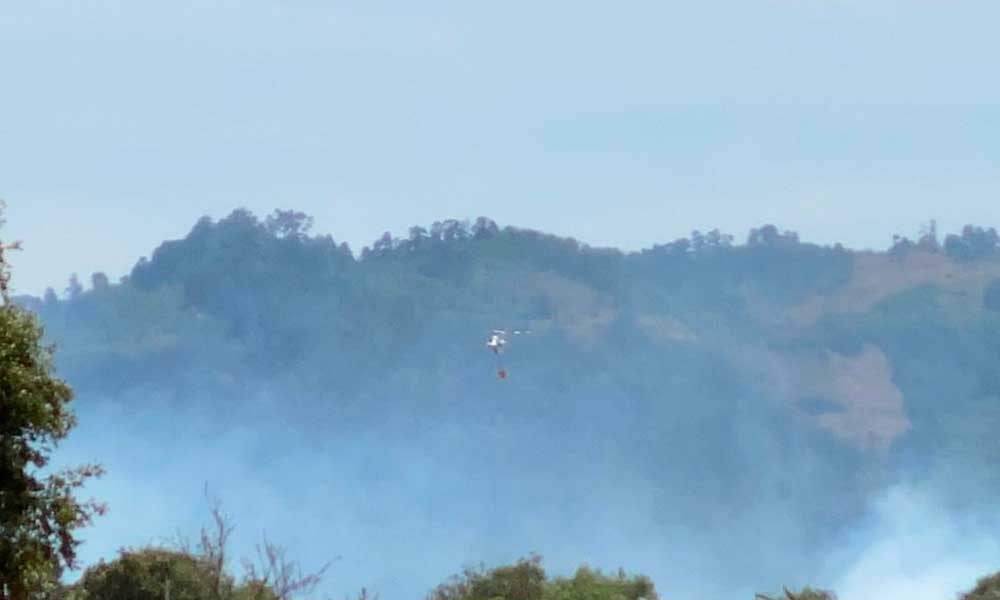 Sofocan incendio de Zacatlán después de 4 días