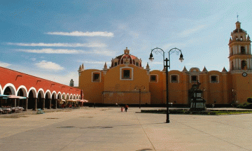 Cierran Zócalo de Cholula para evitar más contagios de Covid-19