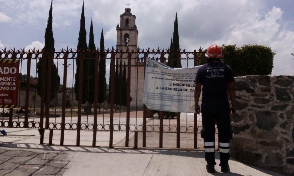 Sismo deja socavón en la junta auxiliar de Santa Rosa Tecamachalco