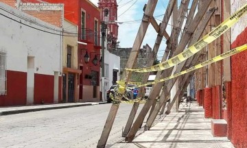 Cierran calles de Atlixco por edificios en riesgo de colapso