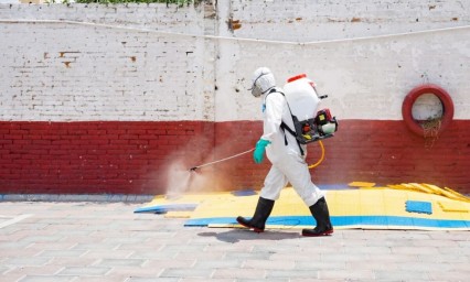 Realizan jornada de sanitizaci&oacute;n en San Rafael Comac