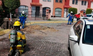 Por fuga de gas, desalojan 40 personas en Cholula
