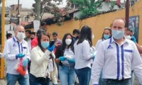 Negocios de Huauchinango se suman al reto 20 días con cubrebocas