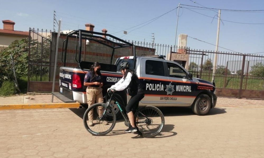 La Secretaría de Seguridad Ciudadana de San Pedro Cholula no desaprueba la situación.