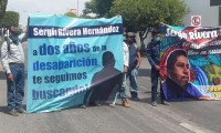 Protestan integrantes de MAIZ; exigen justicia a 2 años de la desaparición de activista de la Sierra Negra