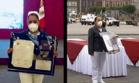 Enfermera de Zacapoaxtla es condecorada con medalla Miguel Hidalgo 2020