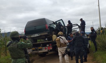 Detienen a huachicoleros en Ahuazotepec