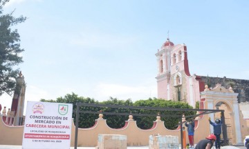 Obra de remodelación de la plaza de Huaquechula costará 2 millones de pesos