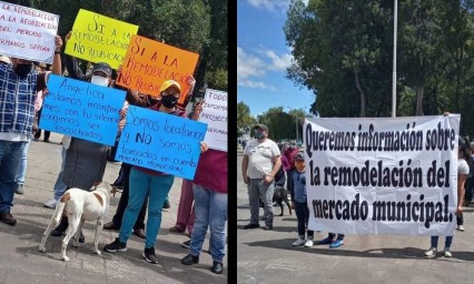 Demandan transparentar proyecto del Mercado Municipal en Huejotzingo