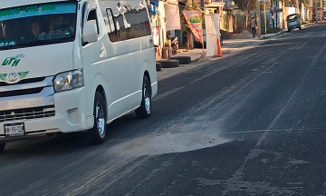 Deterioro presentan caminos cercanos al Popocatépetl entre carreteras de Cholula