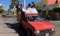 Marchan en Mixteca a favor de la seguridad