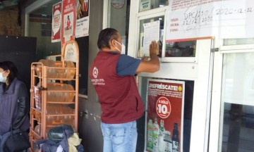 En San Andrés Cholula se clausuró la tienda Super Extra.