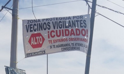 Por inseguridad, Vecinos de la colonia Ojo de Agua forman grupos de autovigilancia