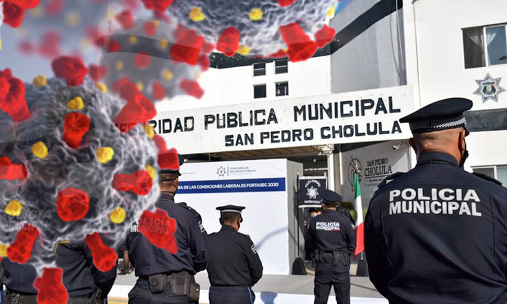 El titular de la SSC de San Pedro Cholula, Fernando Fierro Aldana.