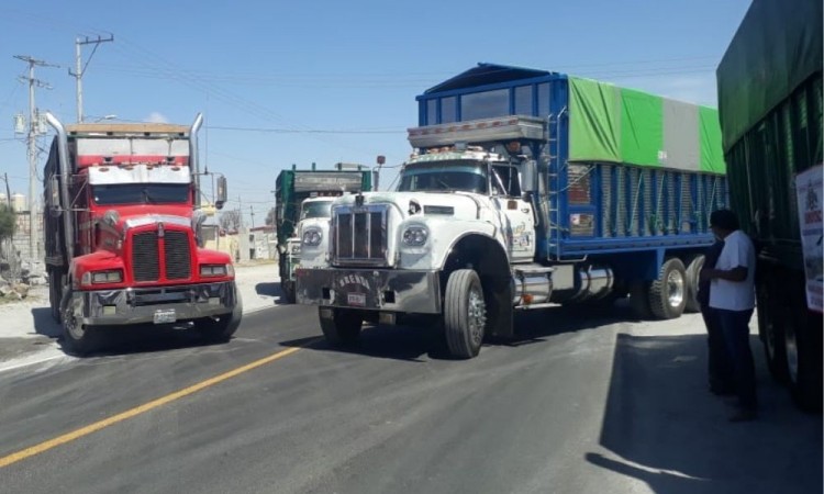 Transportistas de AMOTAC en San Salvador El Seco se unen a paro nacional