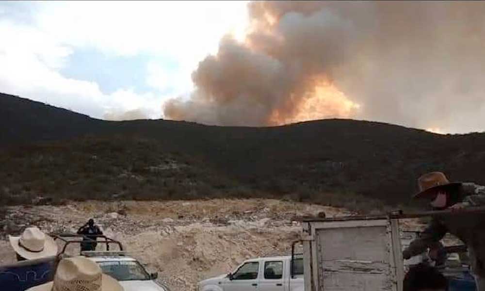 Incendio activo consume más de 120 hectáreas en Tehuacán y Tepanco 