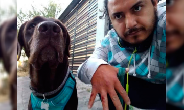 Pitbull ataca a deportista y mascota en Atlixco