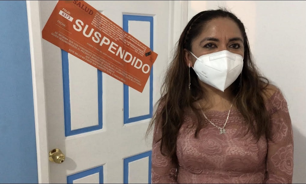 Doctora defiende su clínica en Atlixco