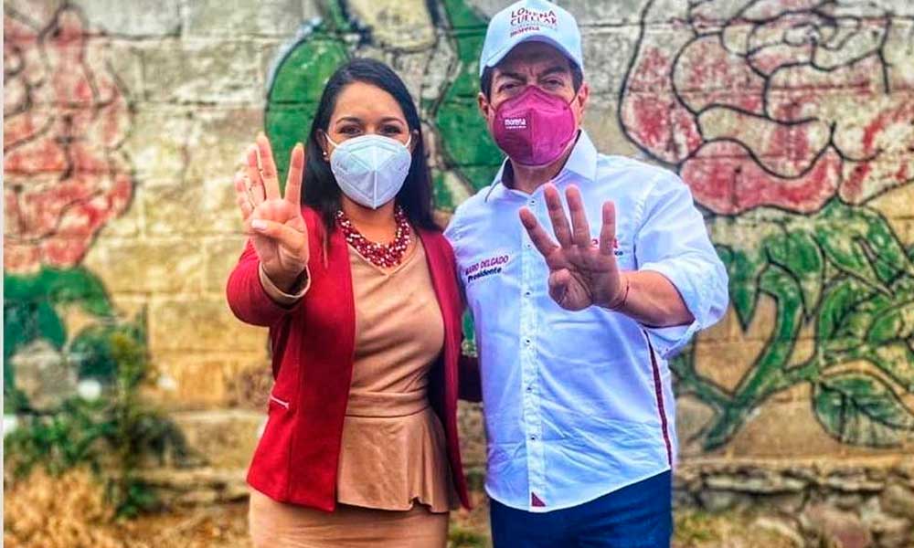 Tonanzin Fernández asegura respaldo de Mario Delgado para alcaldía de Cholula